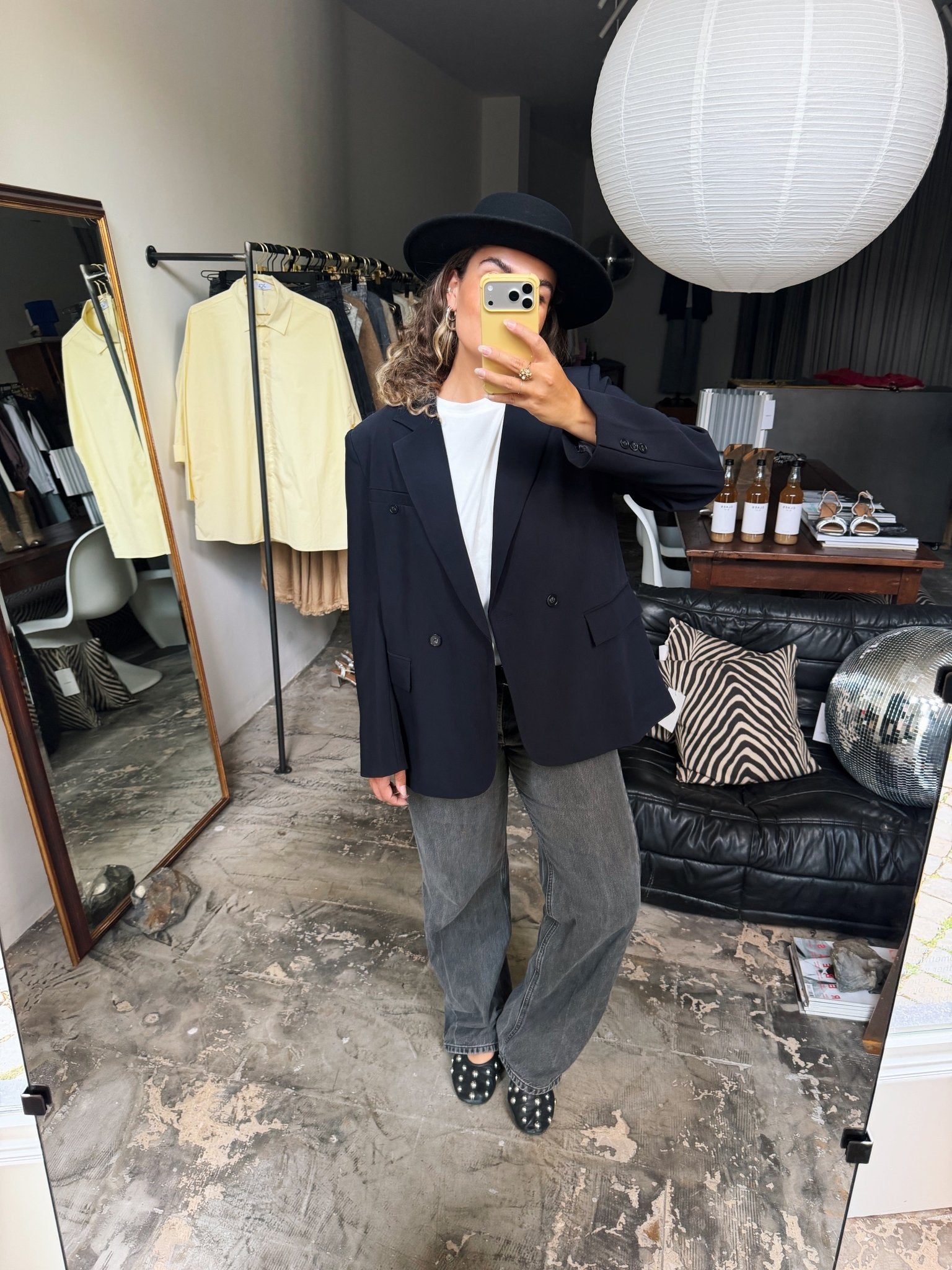 DORIS - oversized blazer blauw - CLAES