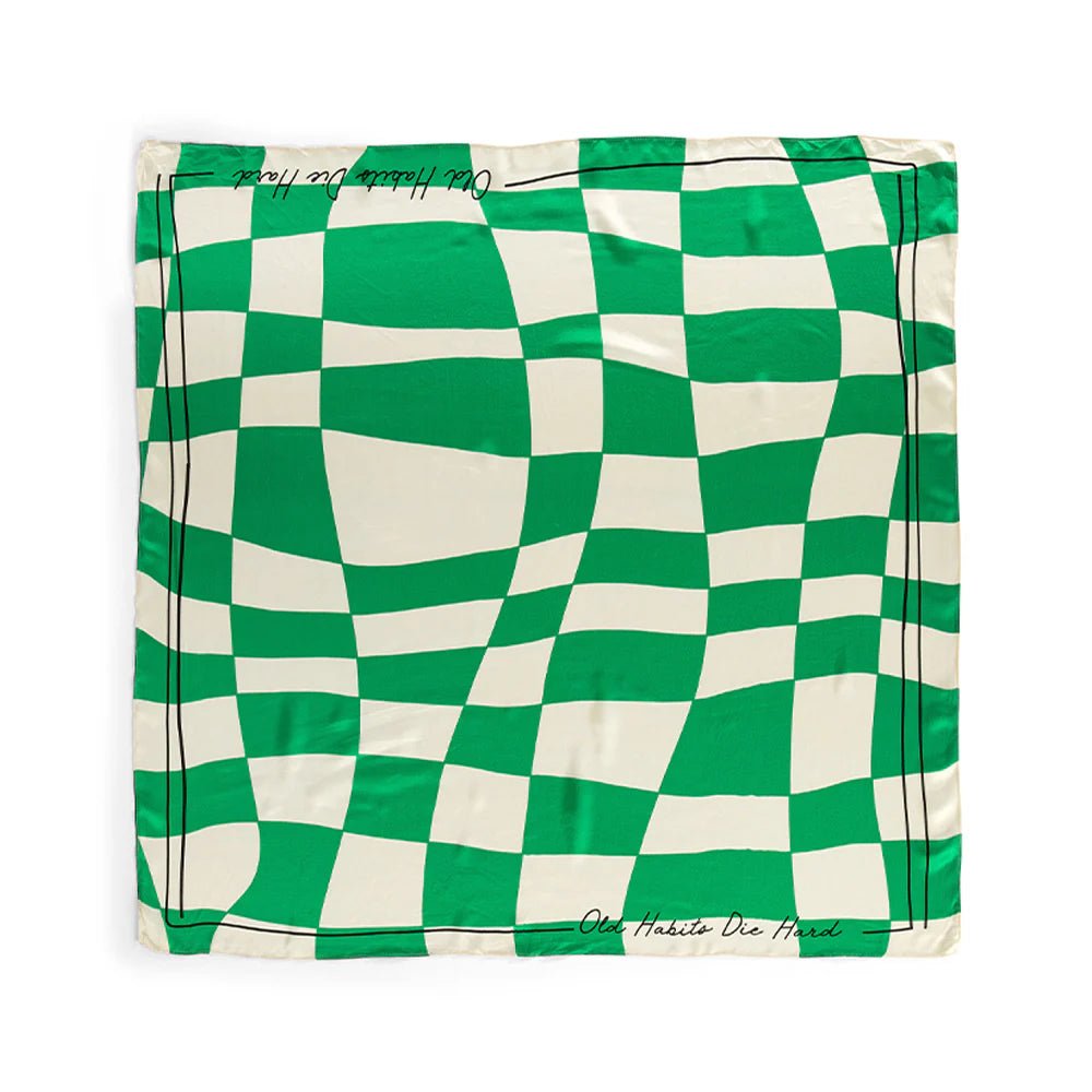 ELVIS - sjaaltje zijde groen - CLAES