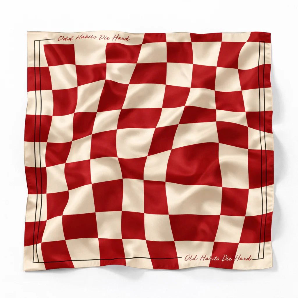 ELVIS - sjaaltje zijde rood - CLAES