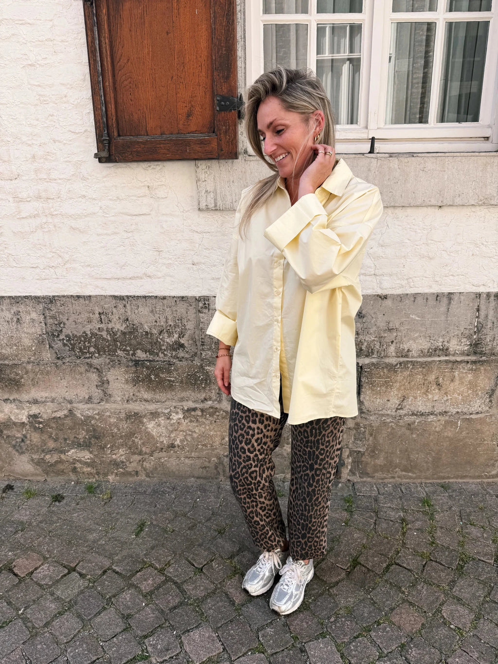FOS - jeans panterprint - CLAES