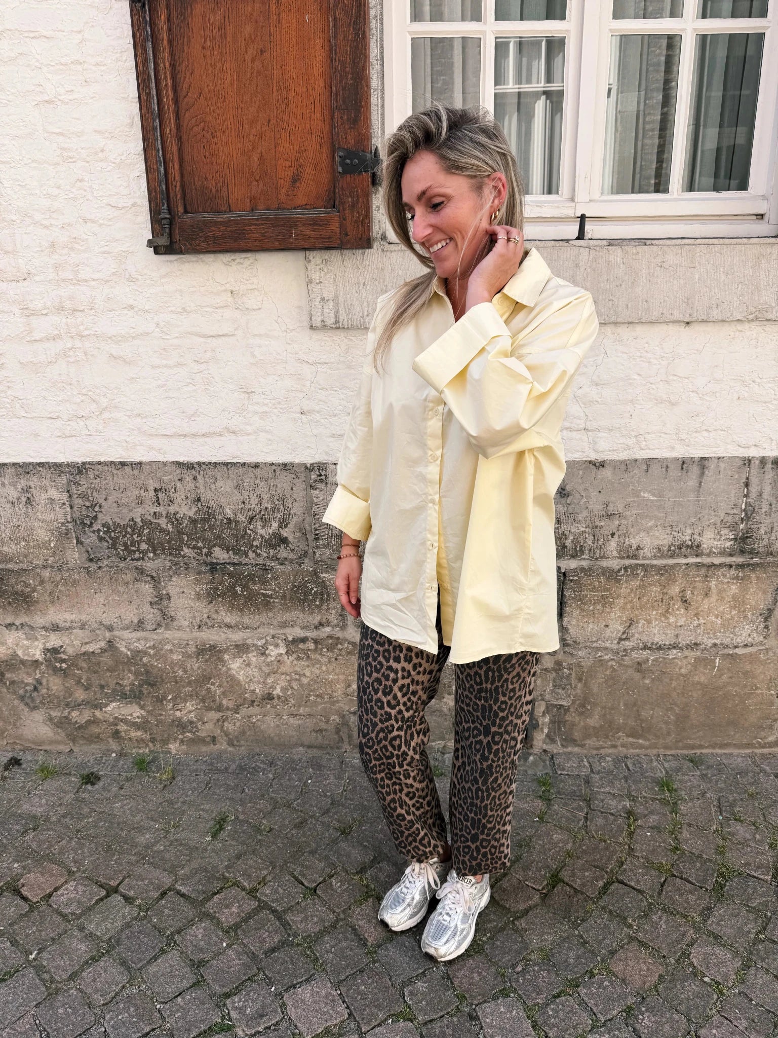 FOS - jeans panterprint - CLAES