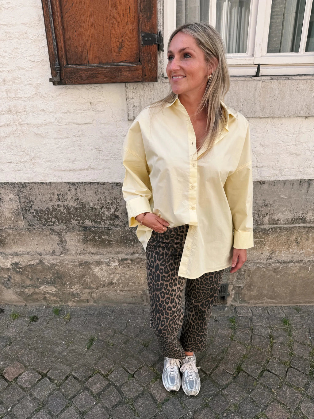 FOS - jeans panterprint - CLAES