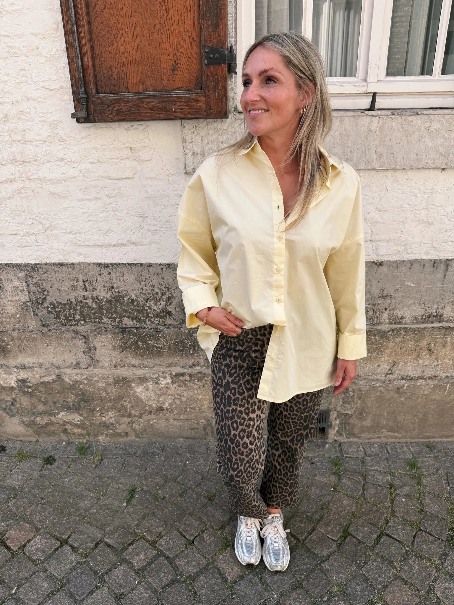 FOS - jeans panterprint - CLAES
