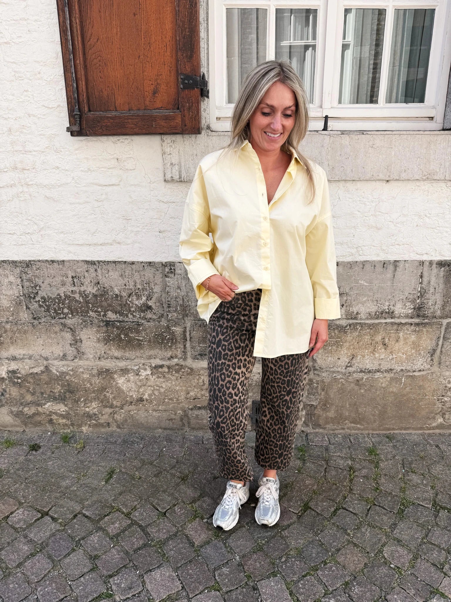 FOS - jeans panterprint - CLAES