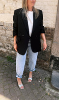 FRENKIE - oversized blazer zwart - CLAES