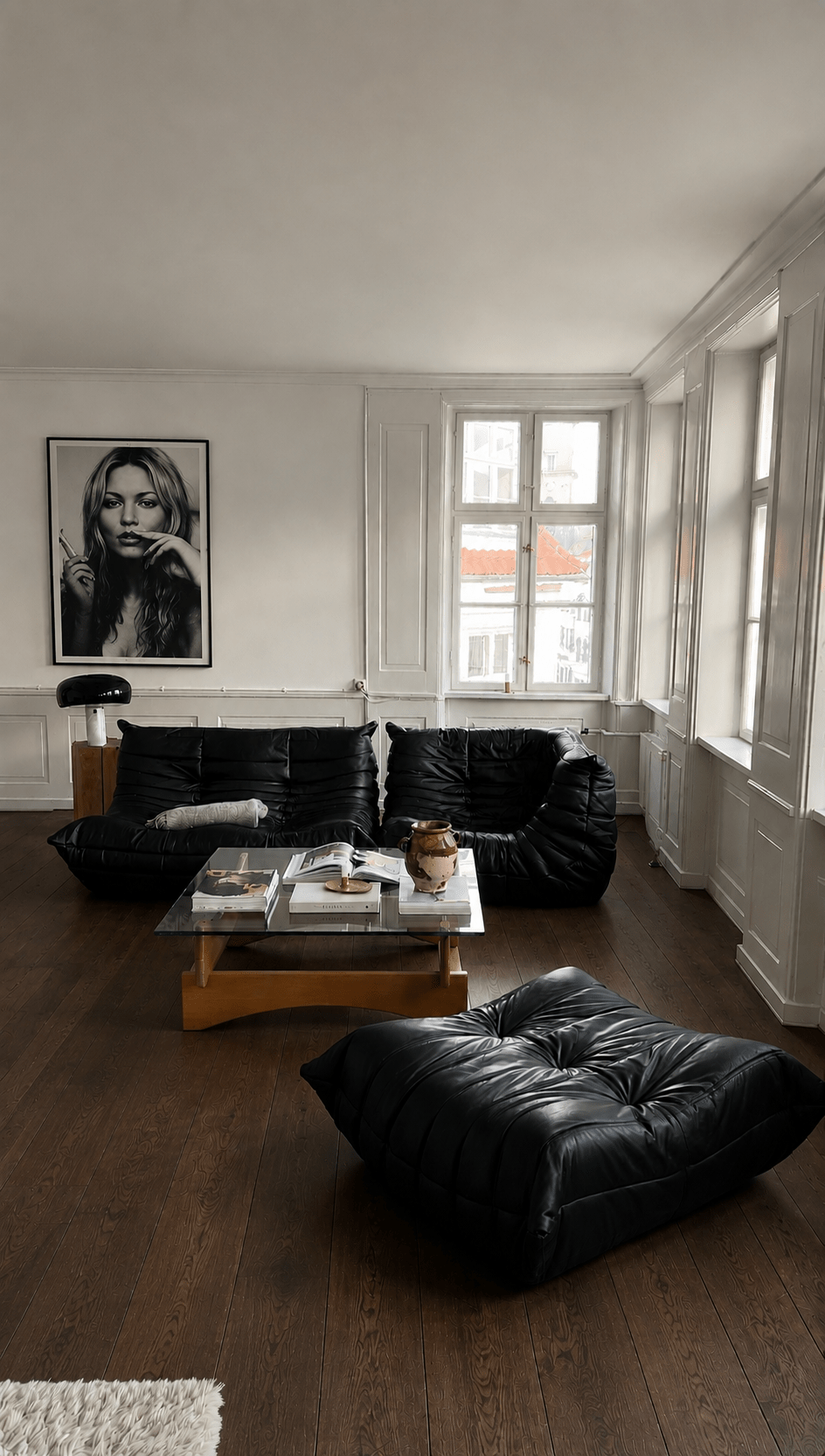 LIGNE ROSET togo poef – michel ducaroy - CLAES
