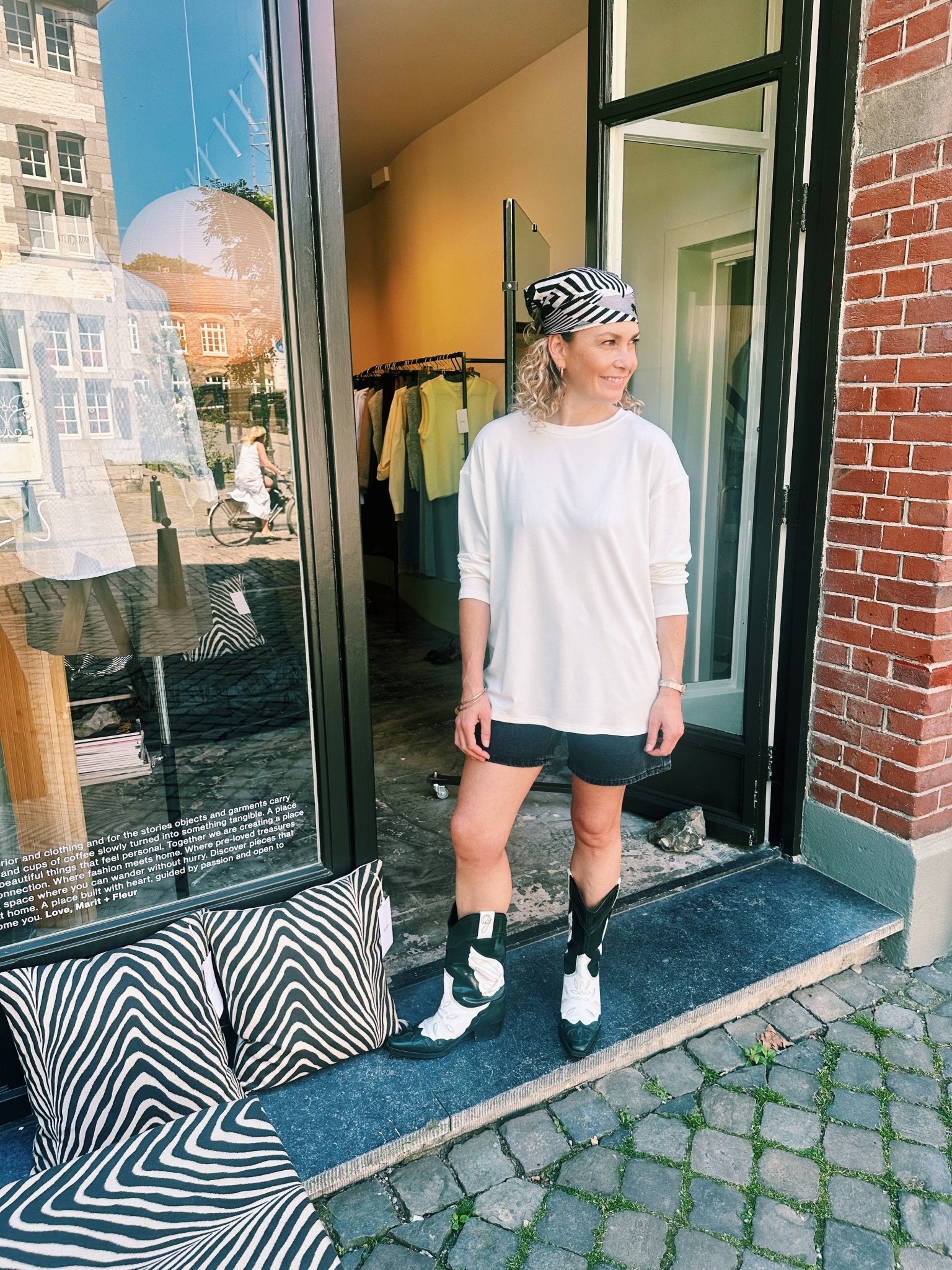 SEP - jeans short donkergrijs - CLAES