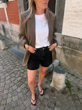 SEP - jeans short donkergrijs - CLAES